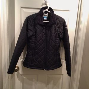 Girls Black Columbia Sportswear Puff Coat